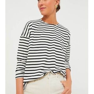 Tuckernuck Pomander Place Long Sleeve Breton Striped Tee